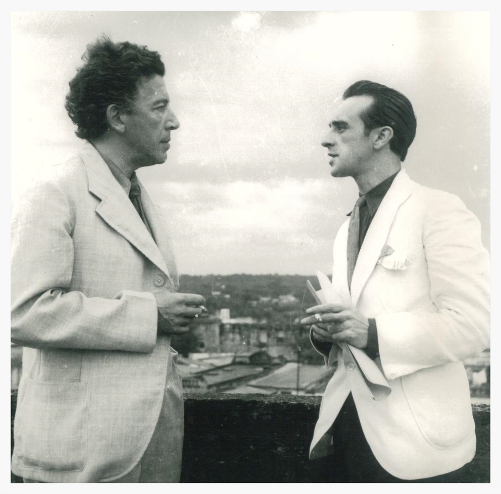 André Breton and Eugenio Granell 1941
